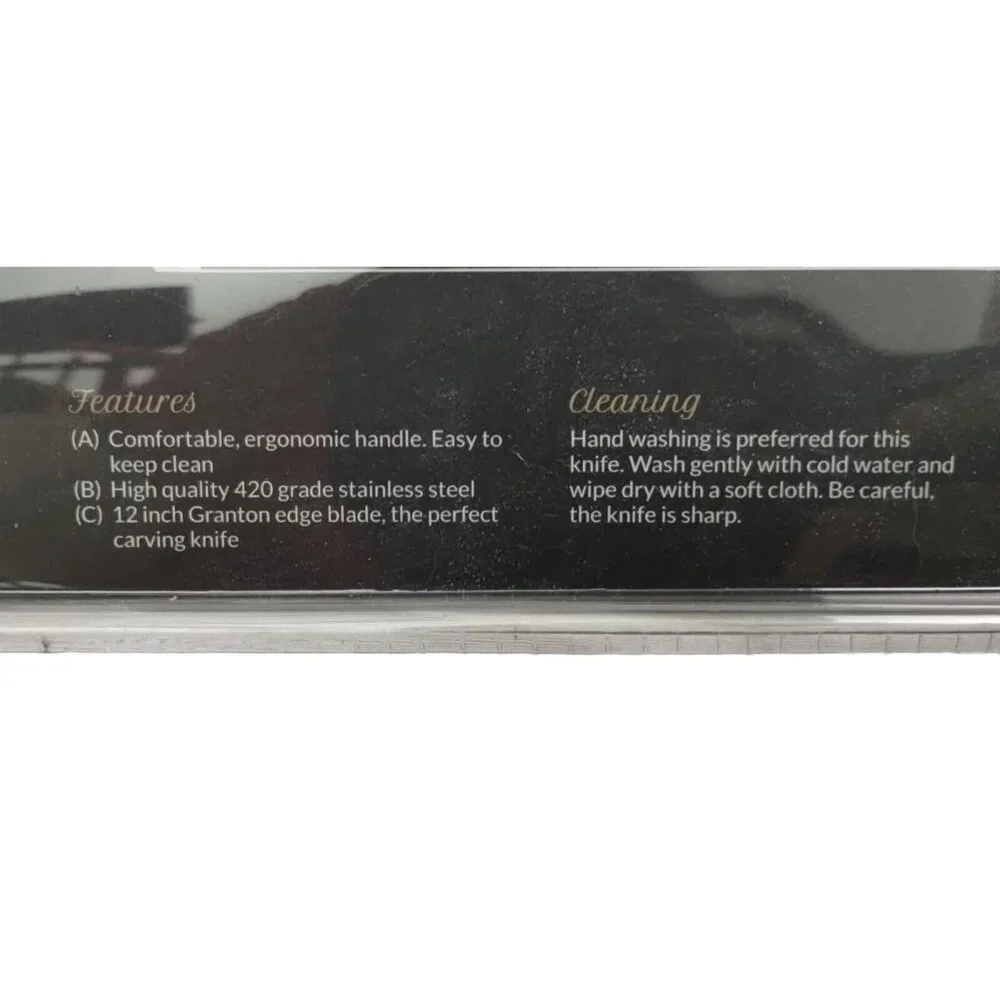 Humbee Chef Granton Ham Slicer Carving Knife 12